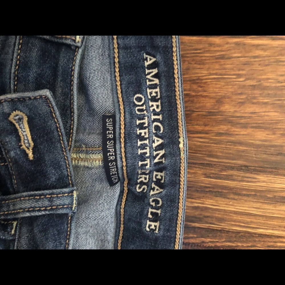 Distressed jeans